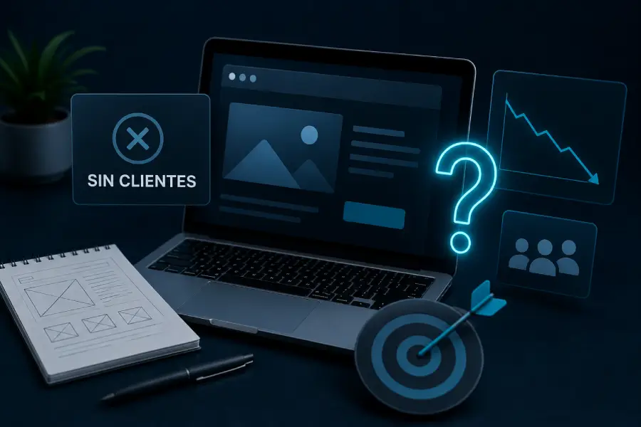 Mi web no consigue clientes: por qué ocurre y cómo solucionarlo