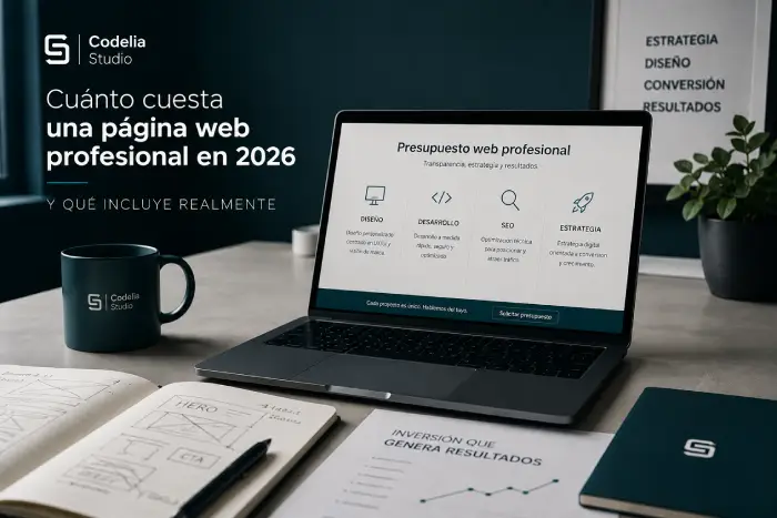 Cuánto cuesta una página web profesional en 2026 y qué incluye realmente