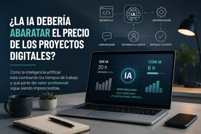 Inteligencia artificial y precio de los proyectos digitales